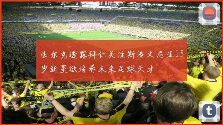 法尔克透露拜仁关注斯洛文尼亚15岁新星欲培养未来足球天才